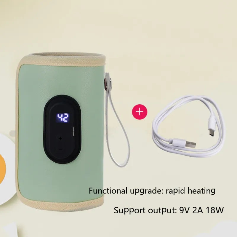 USB Intelligent Temperature Control Portable Milk Bottle Warmer