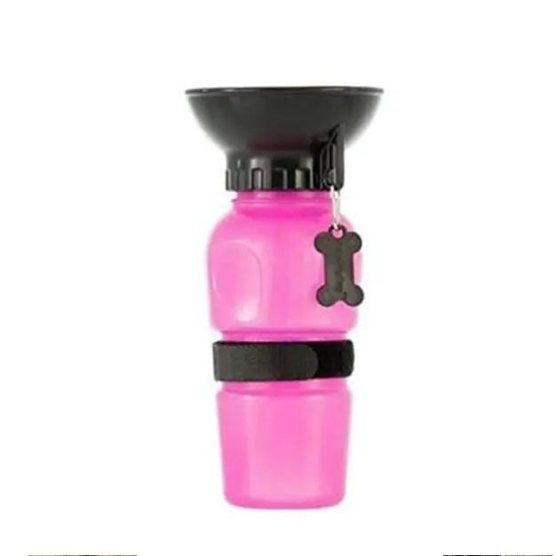 Portable Pet Water Bottle with Press Button Design