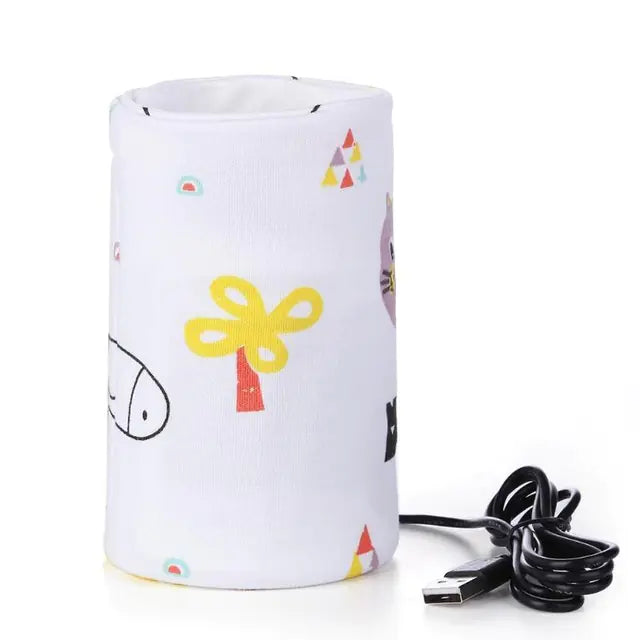 Portable USB Milk Warmer Bag for Baby Bottles