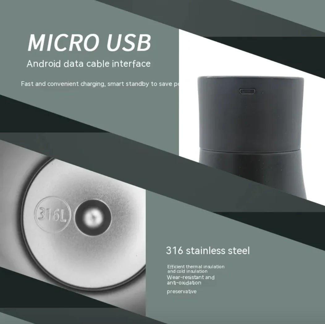 Smart Temperature Display Sterilization Vacuum Cup