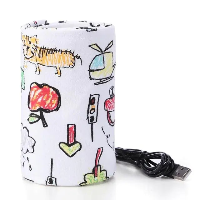 Portable USB Milk Warmer Bag for Baby Bottles