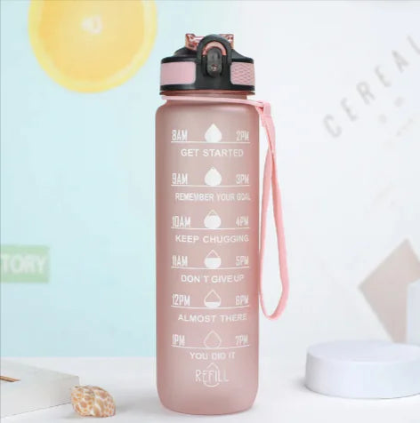 Gradient Large-Capacity Sports Water Bottle