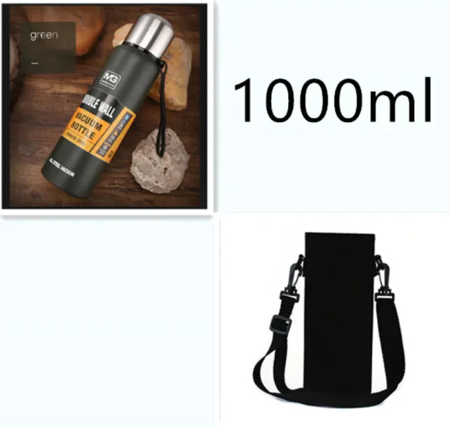 MG Stainless Steel Insulated Water Bottle with Portable Travel Lid