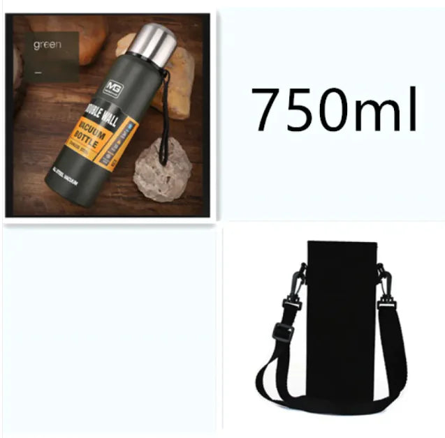 MG Stainless Steel Insulated Water Bottle with Portable Travel Lid