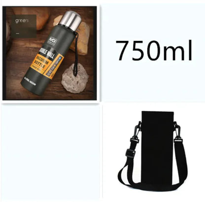 MG Stainless Steel Insulated Water Bottle with Portable Travel Lid
