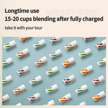 Multifunctional 10-Blade Portable Electric Juicer Cup