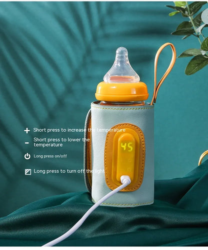 USB Intelligent Temperature Control Portable Milk Bottle Warmer